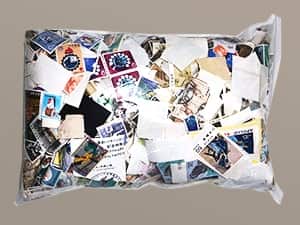 無造作に袋にある