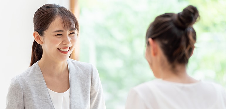 丁寧な接客・説明