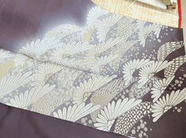 色留袖/袋帯/紬など9点