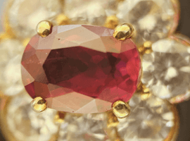 リング:K18/ルビー/メレダイヤなど3点