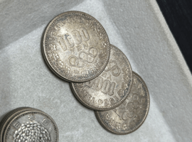 1000円硬貨など3点