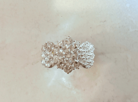 リング:K18WG/ダイヤモンドなど5点