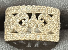 リング:K18WG/メレダイヤなど3点