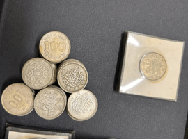 100円硬貨など3点