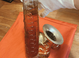 ウイスキー：Suntory（山崎 ピュアモルト サックス型ボトル）／ウイスキー：Suntory（グランヴィルコレクション ワールドポスター6）など5点