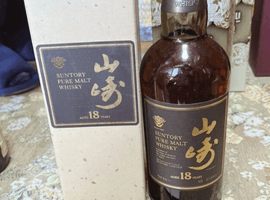 ウイスキー：Suntory（山崎 18年 ピュア）など38点