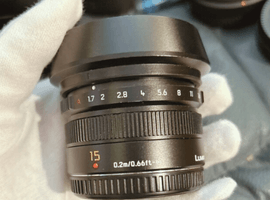 Panasonic：LEICA DG SUMMILUX 15mm F1.7 ASPH.／Panasonic：LUMIX G 20mm F1.7 II ASPH.／など9点