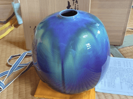 徳田八十吉：壺／骨董一式／など