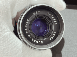 LEICA:ELMAR-M 50mm F2.8 エルマー 沈胴 シルバー E39/HASSELBLAD:ファインダー/など7点