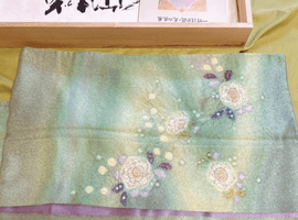 久保田一竹/小紋/つくり帯/など