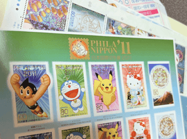 特殊切手「科学技術とアニメ・ヒーロー・ヒロイン」/特殊切手「国際切手展 PHILANIPPON '11 記念」など