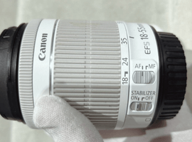 Canon:EF-S 18-55mm F3.5-5.6 IS STM ホワイト/Canon:EOS Kiss X7 + EF 40mm F2.8 STMなど2点