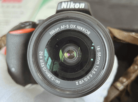 Nikon:D5500 18-55 VR II キット ブラックなど3点