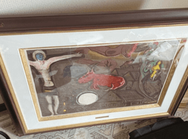 マルクシャガール：ミロワール（リトグラフ）／骨董一式／など