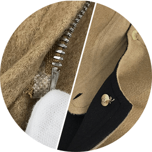 ファスナー剥がれ・ボタンほつれ