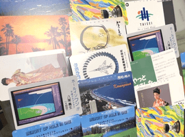 昔集めていたテレカ類が