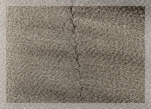 手縫いの着物の縫い目